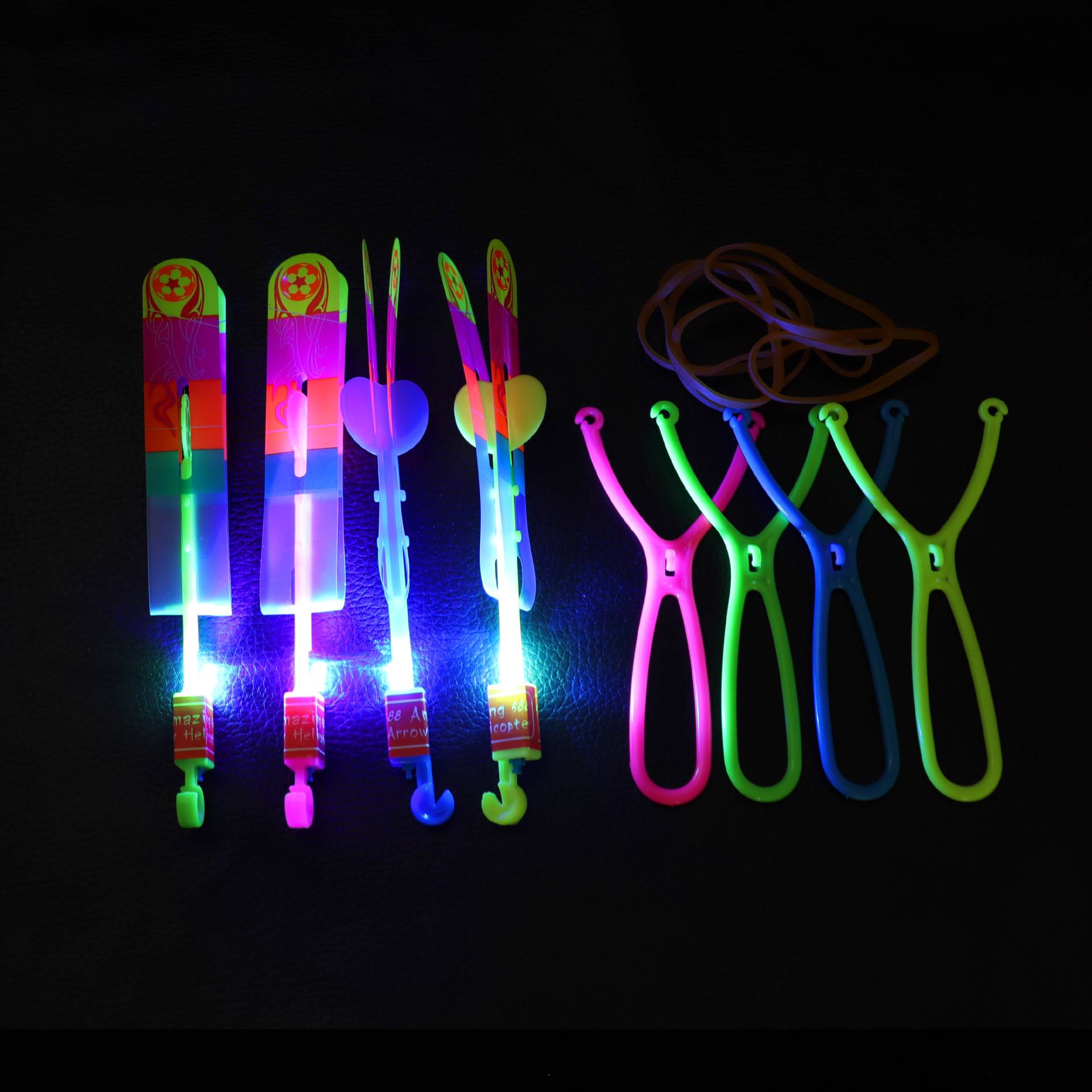 Slingshots and arrows